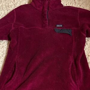 Patagonia Maroon Fleece Jacket